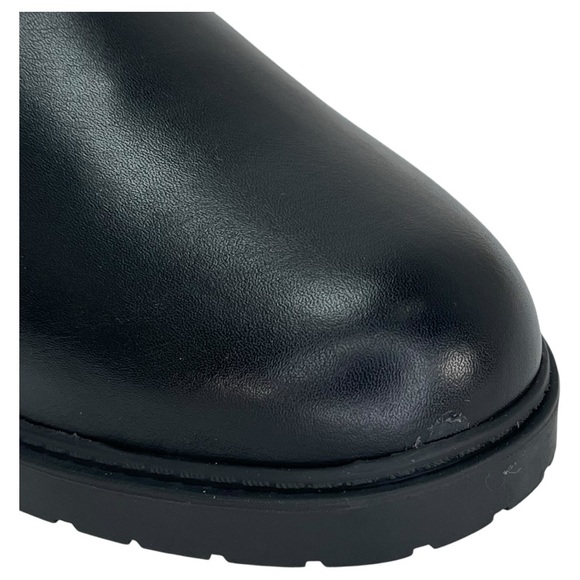 Giani Bernini Becca Black Faux Leather Womens Ankle Boots Size 9M - Picture 7 of 12